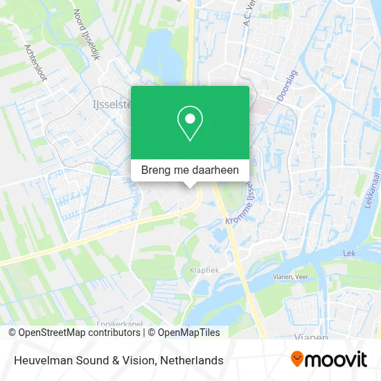 Heuvelman Sound & Vision kaart