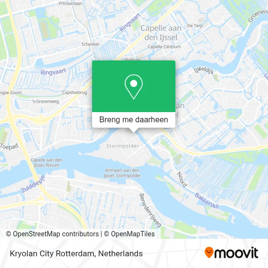 Kryolan City Rotterdam kaart