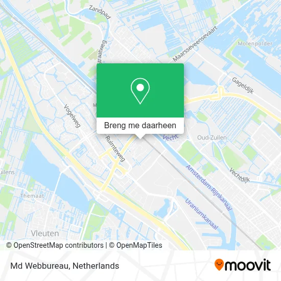 Md Webbureau kaart