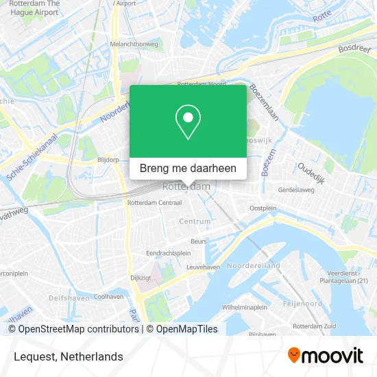 Lequest kaart