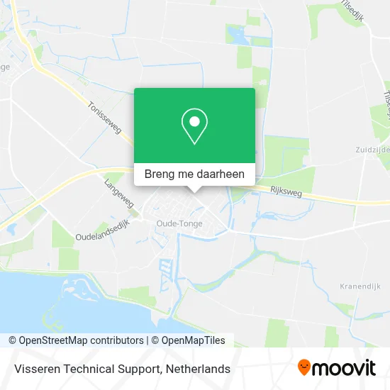 Visseren Technical Support kaart