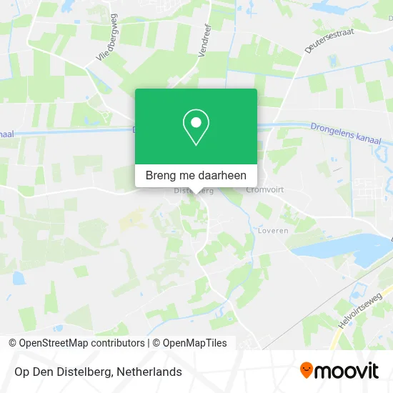 Op Den Distelberg kaart