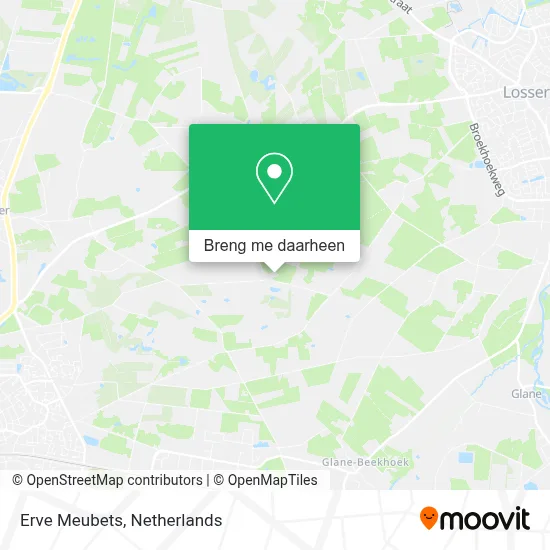 Erve Meubets kaart
