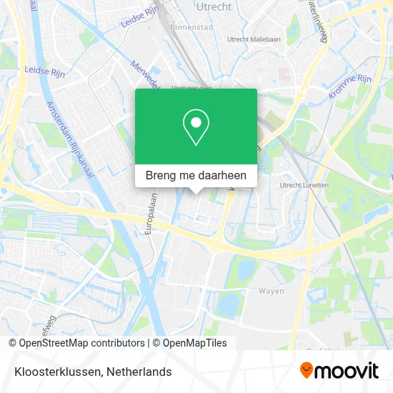 Kloosterklussen kaart