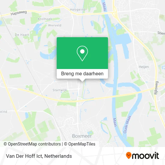 Van Der Hoff Ict kaart