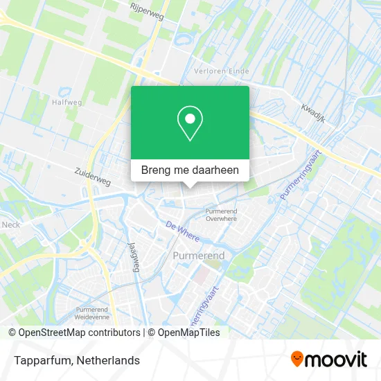 Tapparfum kaart