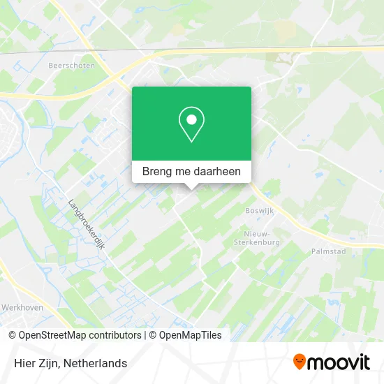 Hier Zijn kaart