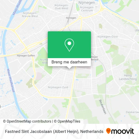 Fastned Sint Jacobslaan (Albert Heijn) kaart