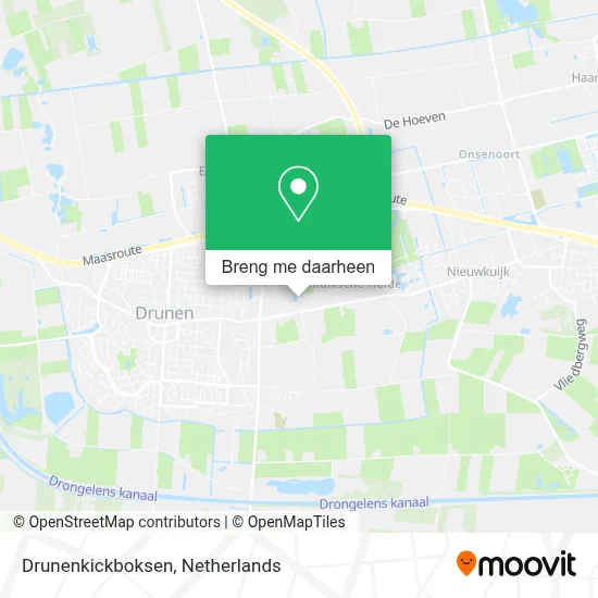 Drunenkickboksen kaart