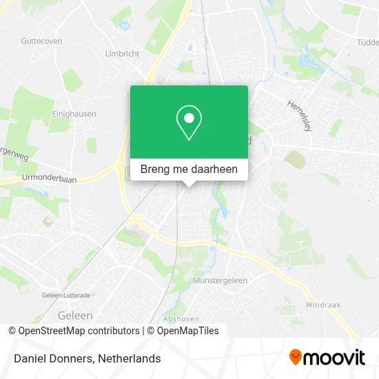 Daniel Donners kaart