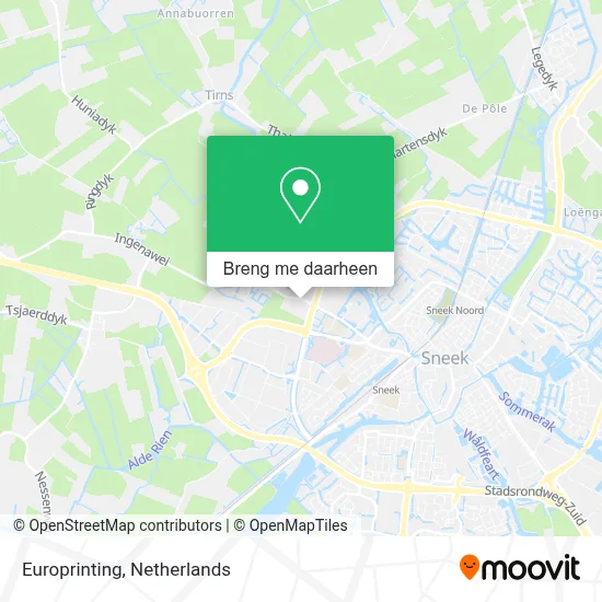 Europrinting kaart