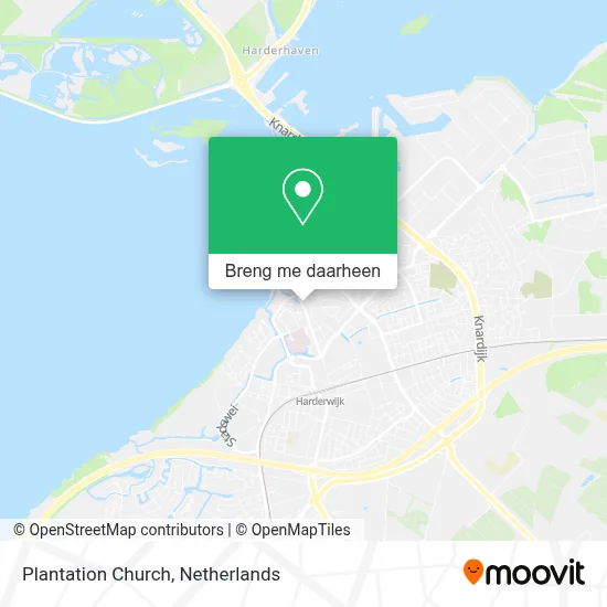 Plantation Church kaart