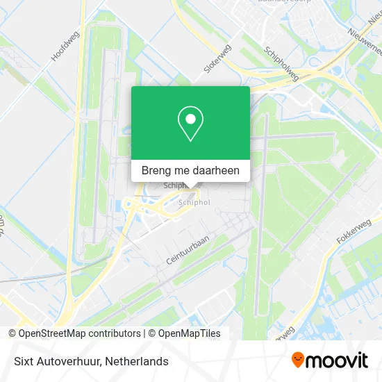 Sixt Autoverhuur kaart
