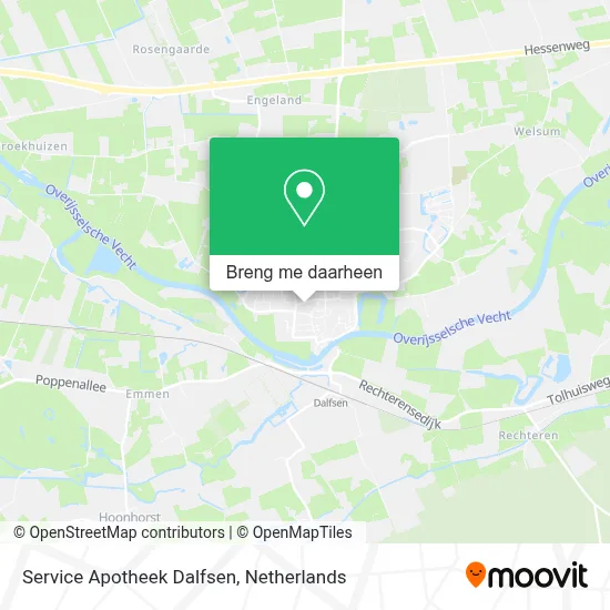 Service Apotheek Dalfsen kaart