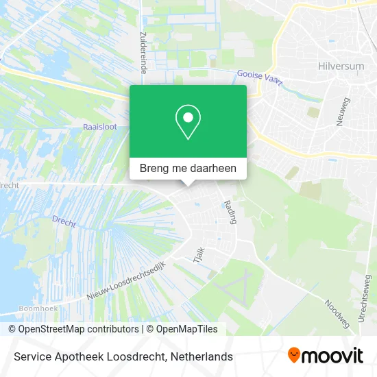 Service Apotheek Loosdrecht kaart