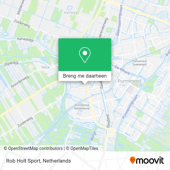 Rob Holt Sport kaart