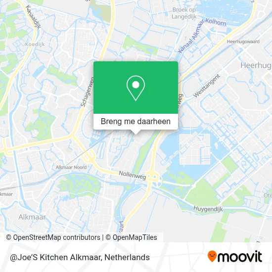 @Joe’S Kitchen Alkmaar kaart