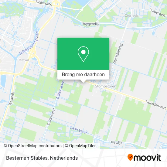 Besteman Stables kaart