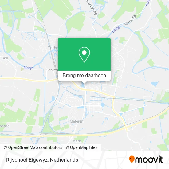 Rijschool Eigewyz kaart