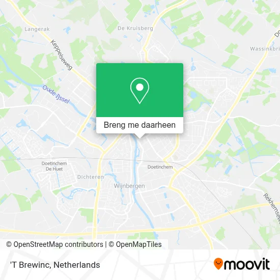 'T Brewinc kaart