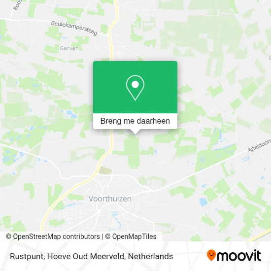Rustpunt, Hoeve Oud Meerveld kaart