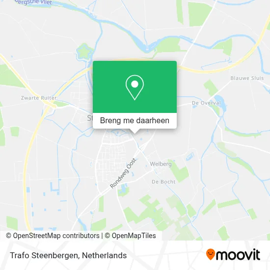 Trafo Steenbergen kaart