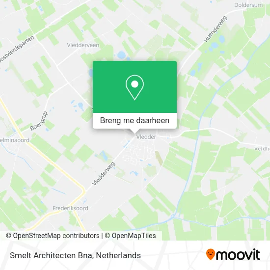 Smelt Architecten Bna kaart