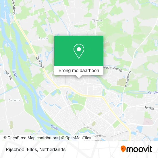Rijschool Elles kaart