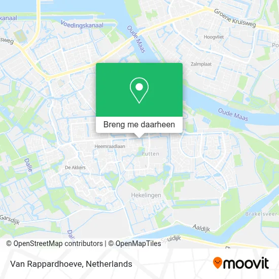 Van Rappardhoeve kaart