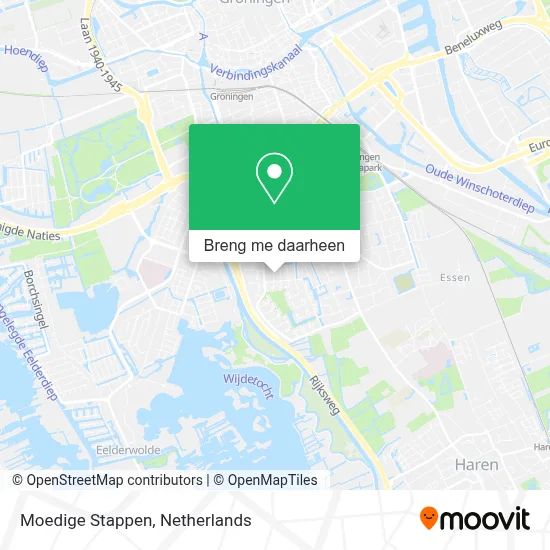 Moedige Stappen kaart