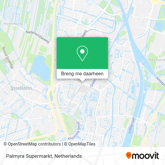 Palmyra Supermarkt kaart