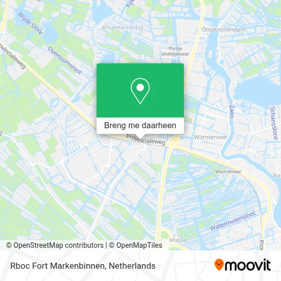 Rboc Fort Markenbinnen kaart