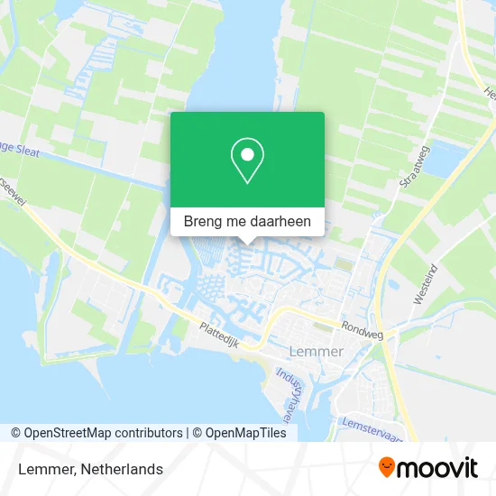 Lemmer kaart