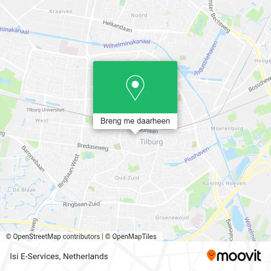 Isi E-Services kaart