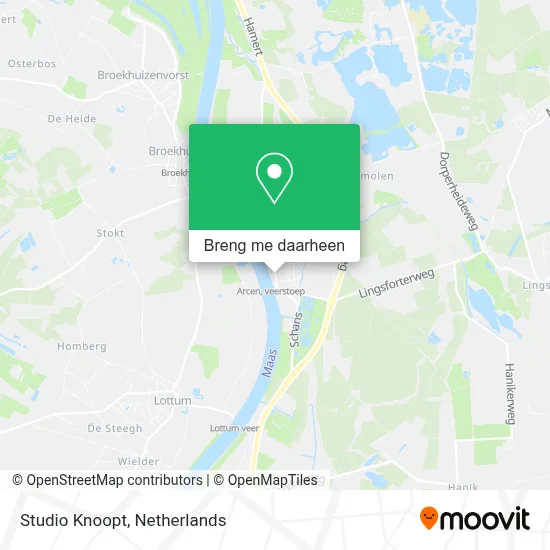 Studio Knoopt kaart