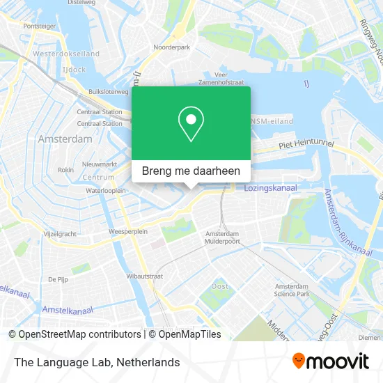 The Language Lab kaart