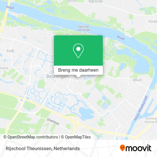 Rijschool Theunissen kaart