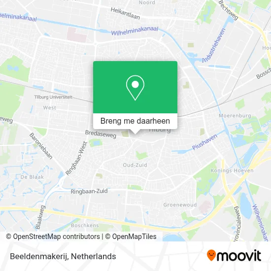 Beeldenmakerij kaart
