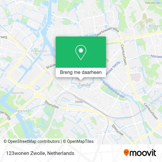 123wonen Zwolle kaart