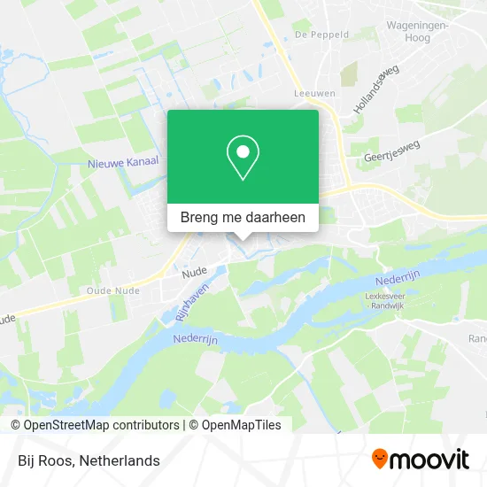 Bij Roos kaart