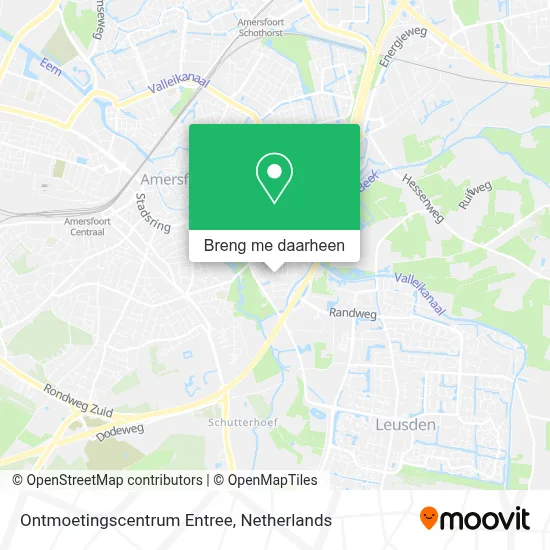 Ontmoetingscentrum Entree kaart