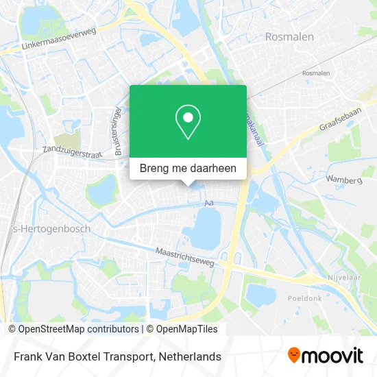 Frank Van Boxtel Transport kaart