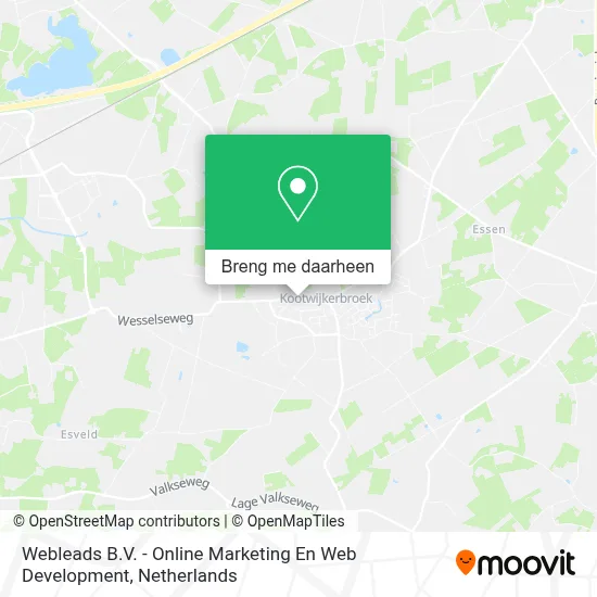 Webleads B.V. - Online Marketing En Web Development kaart