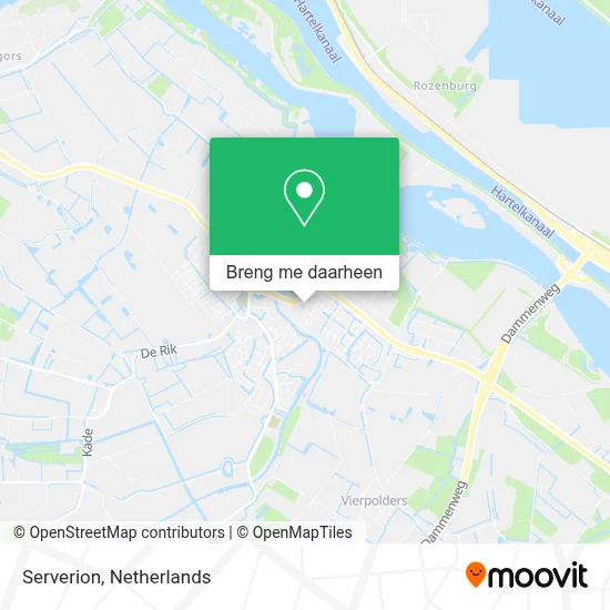 Serverion kaart