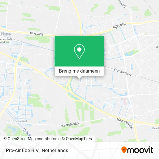 Pro-Air Ede B.V. kaart