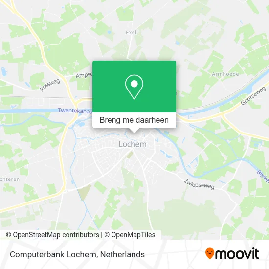 Computerbank Lochem kaart
