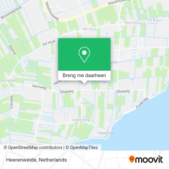Heerenweide kaart
