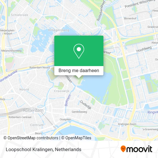 Loopschool Kralingen kaart