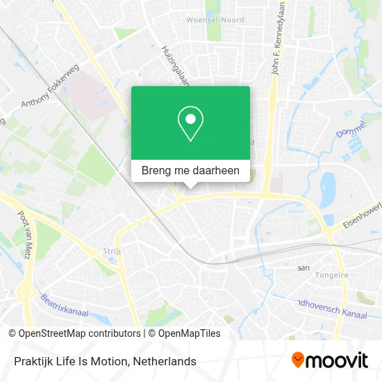 Praktijk Life Is Motion kaart