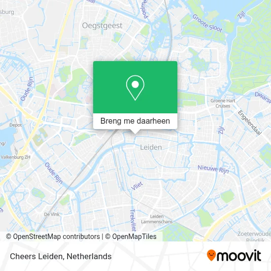 Cheers Leiden kaart